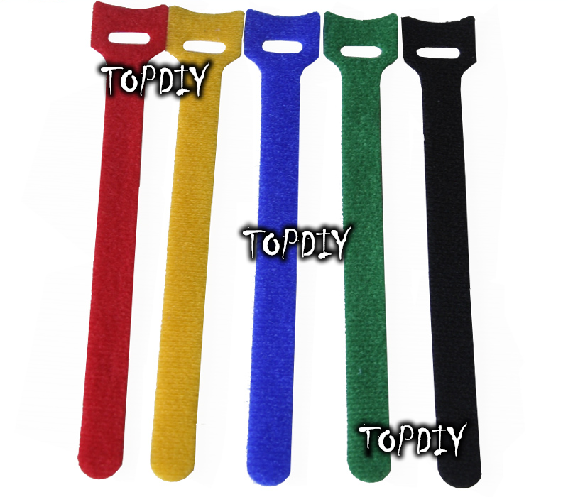 15公分十條【TopDIY】S1215 魔鬼氈 束線帶 電線整理帶 綁線帶 束帶 捆線帶 收納 快速 固定帶