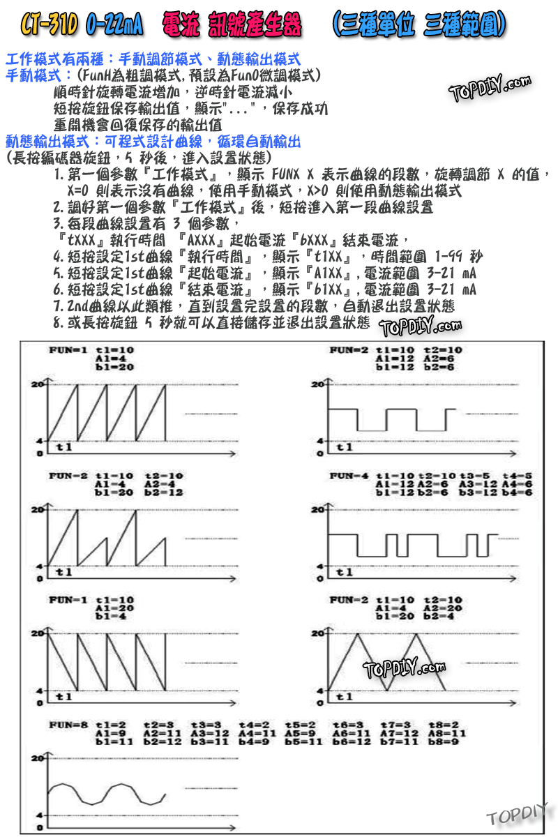 2線 無源【TopDIY】CT-31E 4-20mA 電流 產生器 訊號 信號 發生器 電流源 恆流源 控制器 訊號源