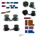 一對2個【TopDIY】XBOX360-01 (黑 灰) XBOX 360 搖桿帽 蘑菇頭 香菇頭 維修零件 PS4