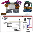 交流 100A【TopDIY】FA810 電流表 藍光液晶 AC 數位 量測 表頭 電表 互感器 交流表 電流 電控