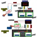 【TopDIY】ES3-200V10A 雙模式 電壓電流表 四位 數位直流 電壓表 電流錶 電壓錶 LED鋰電